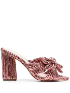 Босоножки Penny 100 с бантом Loeffler Randall, розовый