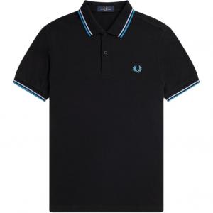 FRED PERRY Поло мужское black/blue