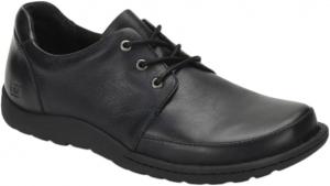 Мужские повседневные туфли BORN Nigel с тремя отверстиями для шнурков, черный