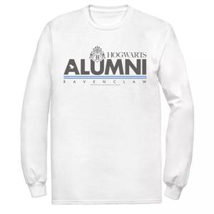 Мужская футболка с длинными рукавами для выпускников Хогвартса «Гарри Поттер» и «Равенкло» Licensed Character