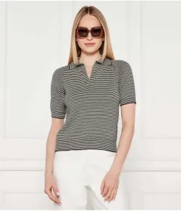 Рубашка поло straight fit Weekend Maxmara, темно-синий