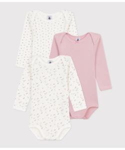 Боди с длинными рукавами (комплект из 3 предметов)