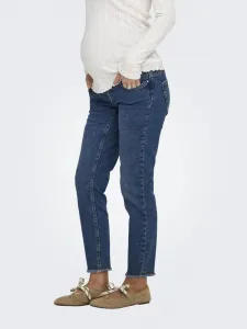 Джинсы olmblush mid reabox зауженного кроя Only Maternity, Medium Blue Denim