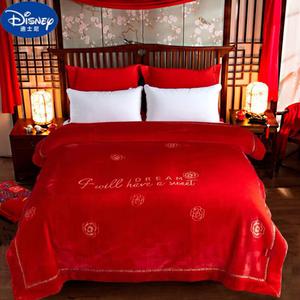 Disney Одеяло 200х230 см, вес 5 кг, велюровое, цвет Huakai Fugui