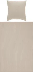 Постельное белье Rosenheim" taupe 1x 135x220 cm + 1x 80x80 cm" Erwin Müller