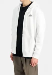 Простая толстовка на молнии Alpha Industries, White