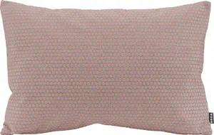 Х.ОК.К. Подушка декоративная "Miss Dots Pillow", с горошками, чехол на подушку с наполнителем, 1 шт H.O.C.K. 30х50 см, цвет apricot + gepunktet