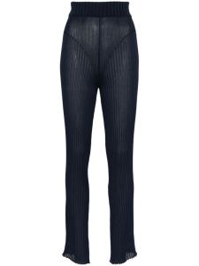 Henrik Vibskov легинсы Bell с завышенной талией, синий