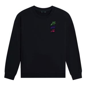 Спортивная толстовка Li-Ning Anything Is Possible Graphic Sweatshirt 'Black' AWDSF71-8, черный