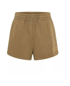 Хлопковые шорты с высокой талией, суета One Teaspoon, бежевый