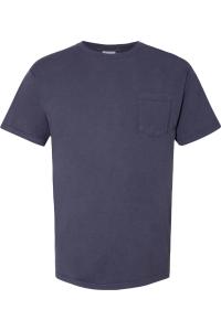 Футболка ComfortWash by Hanes Garment-Dyed Pocket, цвет anchor slate