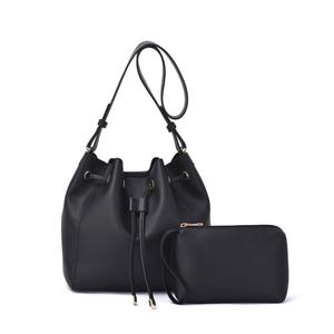 Сумка-ведро Ashby с завязкой Mellow World, черный