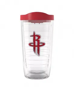 Классический стакан с эмблемой Хьюстон Рокетс на 16 унций Tervis Tumbler, clear