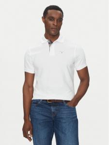 Рубашка поло приталенная Tartan MML0012WH11 Barbour, белый