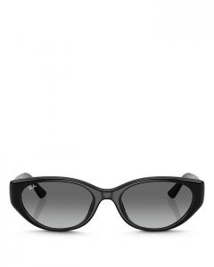 Подушечные солнцезащитные очки, 55 мм Ray-Ban, черный