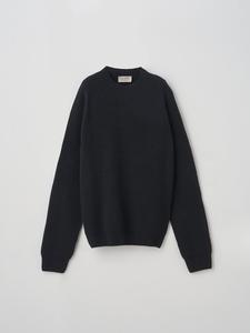 Пуловер из кашемировой смеси с круглым вырезом и ребристой вязкой | LYLLA | 7 г