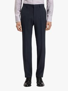 Брюки BOSS Slim Fit из шерстяной смеси HUGO BOSS, Dark Blue