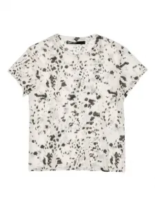 Футболка с эффектом разбрызганной краски Bimba Y Lola, нейтральный