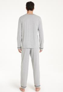 Пижамный комплект Tezenis, светло-серый