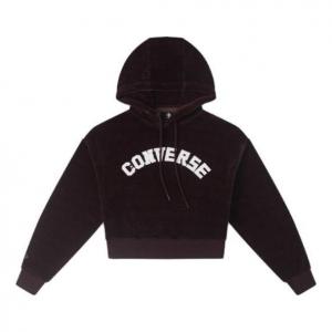 Толстовка hoodie 'red brown' Converse, коричневый