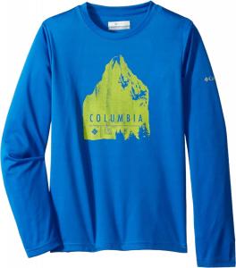Columbia Boys Long Sleeve Shirt (Little Kids/Big Kids), Super Blue