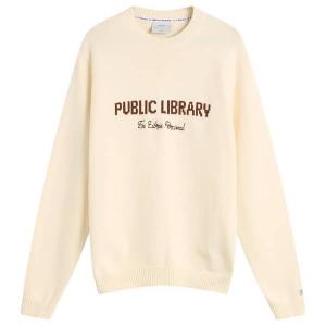 Вязаный свитер для публичной библиотеки Percival, экрю