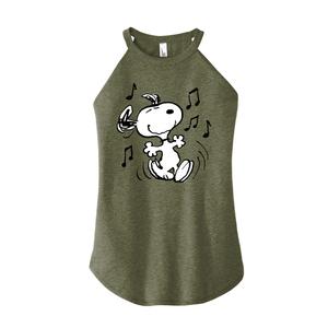 Майка с высоким воротником для подростков Peanuts Snoopy Dancing Licensed Character