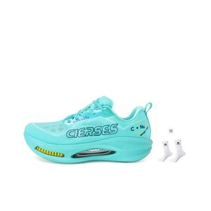 Беговые кроссовки Unisex Low top Dream Chasing Cyan CIERSES, Cyan Comes with Socks