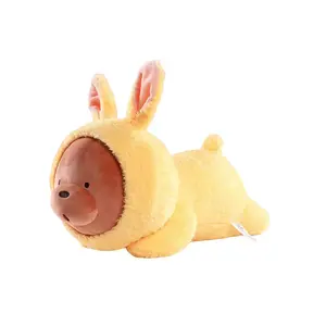 Кукла HUANA Nudie Bear плюшевая кукла высота 30см длина 30см HUGKIS