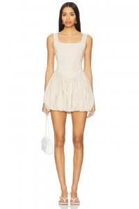 Льняное платье Abby Tach Clothing, beige melange