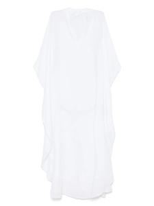 Платье макси-кроя 120% Lino, белый