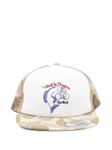 Кепка с камуфляжным принтом Carhartt WIP, коричневый