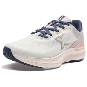 Кроссовки женские низкие бежевые/синие Xtep