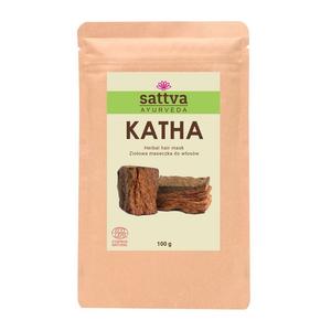Satva, Herbal Hair Mask Травяная маска для волос Катха, 100г Sattva