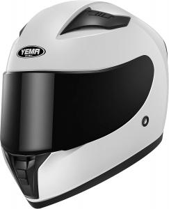 Шлем мотоциклетный Yema YM-832 832DEWU-MBS, белый