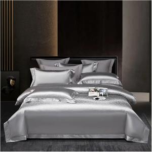 YUSIWOAL Комплект постельного белья из египетского хлопка сатиновый мягкий шелковистый