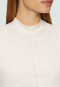 Платье-джемпер WEICHES MIT ZIERNAHT s.Oliver, бежевый