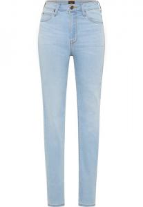 Сверхлегкие именные джинсы Scarlett High Lee, синий