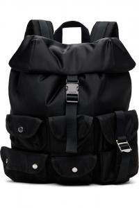 Нейлоновый рюкзак Sacai, черный