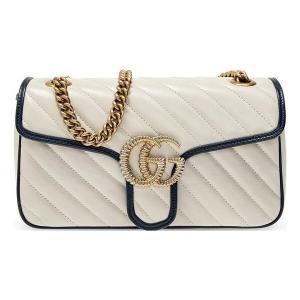 Сумка marmont series bag pack small white Gucci, белый