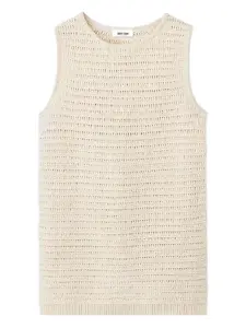 Мини-платье без рукавов Soft Goat, бежевый