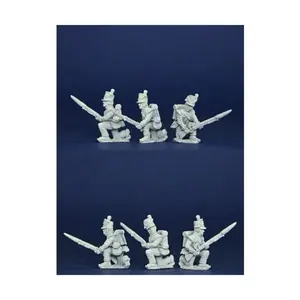 Смешанная британская гренадерская рота в бельгийском кивере, на коленях, обороняющаяся, Napoleonics - British (28mm) (Front Rank Miniatures)