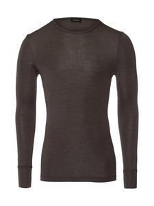 Рубашка Hanro  Woolen Silk, темно-коричневый