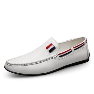 Devanro Мужские повседневные кроссовки низкие черно-белые, цвет White