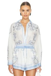 Рубашка ванессы Shani Shemer, голубой