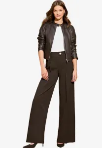 Кожаная куртка стандартного кроя Lipsy, Black