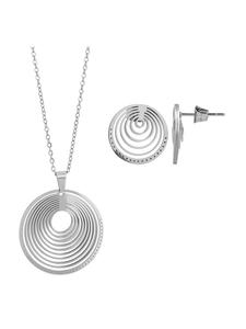 Adeliás Женские серьги из нержавеющей стали серебристого цвета