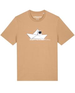 Рубашка Watapparel Astronaut in paper boat, бежевый