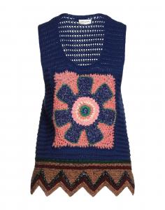 Топ Saint Laurent, синий