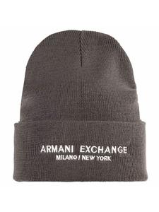Шапка Armani Exchange, серый